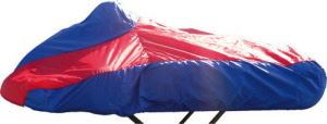 kartcover rood met wieltas