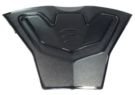 VINZ Kennet Integraalhelm met zonneklep, motorhelm, volledig vizierhelm, bromfietshelm, motorhelm, full face helmen, voor dames en heren, in maat XS- XL - titanium