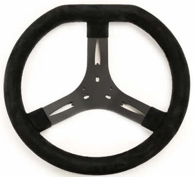 lederen kartstuur 32cm bovenzijde afgevlakt