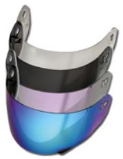 accessoires voor de helmen zoals vizieren in diverse kleuren